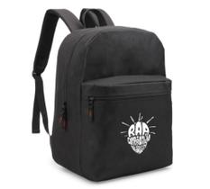 Mochila Escolar Sabotage Rap É Compromisso Bolsa Unissex