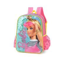 Mochila Escolar Sem Roda M Luxcel Barbie Pink