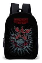 Mochila Escolar Simples Diversas Amigos Mundo Invertido Onze Lançamento