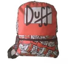 Mochila Escolar Simpsons Duff Bolsa Personalizada Unissex BM