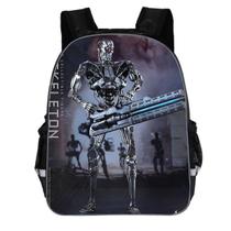 Mochila escolar Skeleton Terminators T800 para estudantes escolares