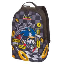 Mochila Escolar Sonic The Hedgehog Top Speed - Pacific Mochila Escolar Sonic The Hedgehog Top Speed - Pacific