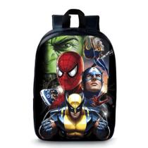 Mochila Escolar Super Heróis Pequena Bolsa Pré Escolar Infantil Novidade Geek Skin 79