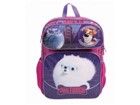 Mochila Escolar Tam.G Dermiwil Pets - com Bolso Removível