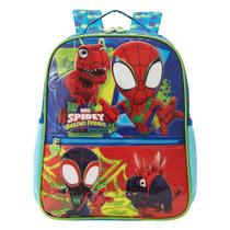 Mochila Escolar Tamanho G 16 Marvel Spidey e Seus Amigos Incríveis Dino Webs Xeryus X2 13392