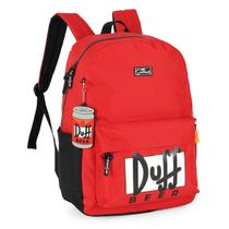 Mochila Escolar The Simpsons Duff Beer Vermelho Costas Mochila Escolar The Simpsons Duff Beer Vermelho Costas