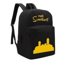 Mochila Escolar The Simpsons Família Bolsa Unissex Mochila Escolar The Simpsons Família Bolsa Unissex