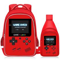 Mochila Escolar TILYTADLY 17" para Niños Gamer Set de 2 Piezas