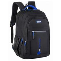 Mochila Escolar Trabalho Alças De Costas Unissex 3 Bolsos Mochila Escolar Trabalho Alças De Costas Unissex 3 Bolsos