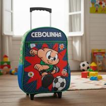 Mochila Escolar Turma Da Mônica Cebolinha Aula Rodinhas - luxcel Mochila Escolar Turma Da Mônica Cebolinha Aula Rodinhas - luxcel