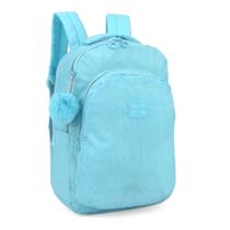 Mochila Escolar Up4You Crinkle -Turquesa - Luxcel