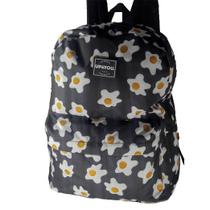 Mochila Escolar Up4You Ovo Frito Preta