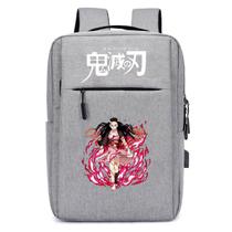 Mochila Escolar USB Infantil Estampa Desenho Espadachim, Para Notebooks, Escola e Trabalho