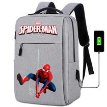 Mochila Escolar Usb Unissex Estampa De Herói Aracnídeo Para Notebooks, Trabalho E Escola Aranha