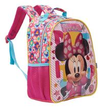 Mochila Escolar Uso Costas 16' Minnie Mouse Rosa
