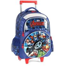 Mochila Escolar Vingadores 3D Com Rodinhas Avengers Original