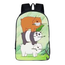 Mochila escolar We Bare Bears Anime para crianças