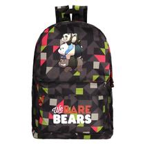 Mochila escolar We Bare Bears Cartoon Kids Canvas 45x31x12cm Mochila escolar We Bare Bears Cartoon Kids Canvas 45x31x12cm