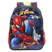 Mochila Escolar Xeryus 14 Spiderman Preto E Azul - Infantil Mochila Escolar Xeryus 14 Spiderman Preto E Azul - Infantil