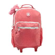 Mochila Escolar Xeryus com Rodas 16 Trendy Rosa - 12441