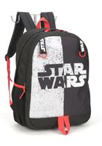 Mochila Escrita Star Wars Branca e Preta Original