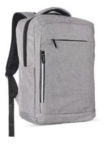 Mochila Espaçosa E Confortável Para Notebook 15,6" - Cinza