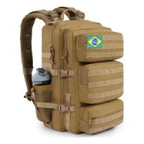 Mochila Esportiva 60 Litros Tática Grande Impermeável Patch