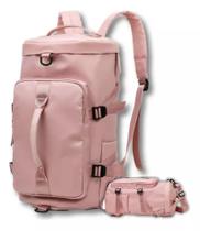 Mochila Esportiva Bolsa Academia Mala Transversal Rosa