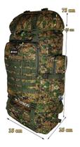 Mochila Esportiva Camping Trilha Camuflada Grande - Yepp