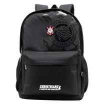Mochila Esportiva futebol Escolar Corinthians Poderoso Timão Oficial Cor:PretoTamanho:ÚnicoGenero:Unissex