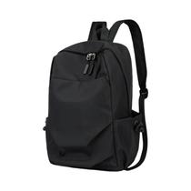 Mochila Esportiva Mini Masculina Em Lona Preta, Estilo Fashion, Mochila De Viagem, Bolsa Escolar