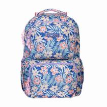 Mochila Esportiva Roxy Floral Dream Azul C/ Rosa - 14672
