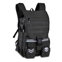 Mochila Esportiva Tática Militar Black Skull Notebook