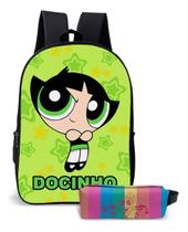 Mochila Estojo Escolar Estampa Meninas Power Superpoderosas