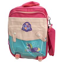 Mochila + Estojo Escolar Rosa Creche Infantil Menina Grande