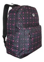 Mochila Estrelinhas Feminina Rabisk Costas Preta Cores Grand