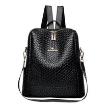 Mochila Estudantil À Prova D'água Feminina De Couro Anti-Furto Escolar Para Meninas Mochilas De Viag