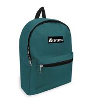 Mochila Everest Basic Azul-petróleo média 28x13x38 cm