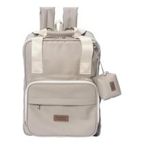 Mochila Exclusiva Cappuccino com Porta Chupeta - 01 peça