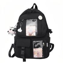 Mochila Exclusiva Lançamento Blogueira Escolar Vintage Colorida Meninas Multifuncional Diversos Bolsos Espaçosos Moderna - Meimi Amores