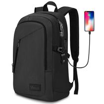 Mochila Executiva Anti-Furto Mancro para Laptop 15,6" - Preta