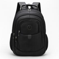 Mochila Executiva Antifurto Reforçada 18, Preta, 45x32x16cm, 4 Compartimentos, Porta Notebook 16 Polegadas, Alça Puxador Cabo de Aço, Impermeável, 22 Mochila Executiva Antifurto Reforçada 18, Preta, 45x32x16cm, 4 Compartimentos, Porta Notebook 16 Polegadas, Alça Puxador Cabo de Aço, Impermeável, 22