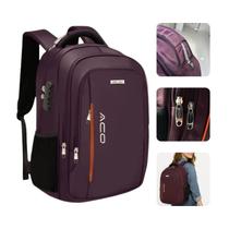 Mochila Executiva Bolsa Impermeável USB Antifurto para Notebook Masculina Feminina Trabalho Viagem Estudante Escola
