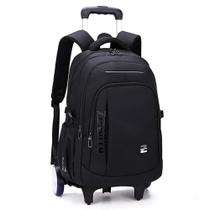 Mochila Executiva com Duas Rodas e Compartimento para Notebook