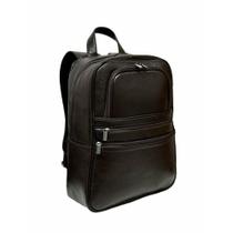 Mochila Executiva Couro Para Notebook 15.6 Masculina Viccina