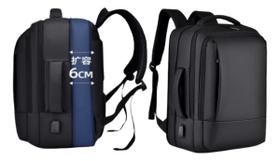 Mochila Executiva Expandível Estilo, Praticidada Estilosa