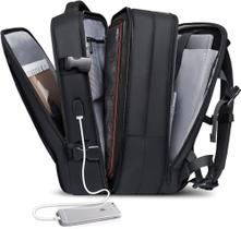 Mochila Executiva Expansível 40L Notebook Até 17 Viagem Usb Trabalho