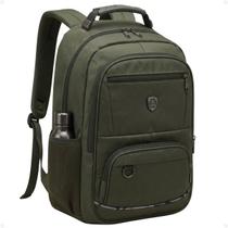 Mochila Executiva Faculdade Masculina Notebook Impermeável Verde Resistente Notebook 16 Polegadas Viagem Tamanho:Único