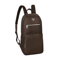 Mochila Executiva Feminina Marrom GW2731 para Notebook 17 Alças Ajustáveis