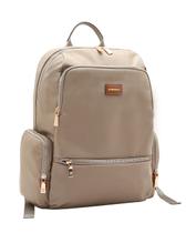 Mochila Executiva Feminina Notebook - Twill Nylon - Chenson 8785335 Natural